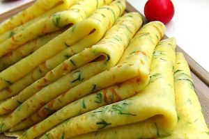 Сирні млинці з кропом